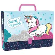 Opakowanie Teczka z rączką gruba 02 Jednorożec DERFORM