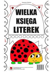 Wielka księga literek. Autor: Wileńska Agnieszka. Dadada.pl Okładka książki Wielka księga literek