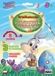 WIELKANOCNE PIASKOWE OBRAZKI PAKIET NR 2. Autor: Opracowanie zbiorowe. Dadada.pl Okładka książki WIELKANOCNE PIASKOWE OBRAZKI PAKIET NR 2