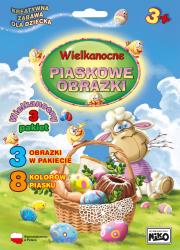 WIELKANOCNE PIASKOWE OBRAZKI PAKIET NR 3. Autor: Opracowanie zbiorowe. Dadada.pl Okładka książki WIELKANOCNE PIASKOWE OBRAZKI PAKIET NR 3
