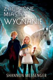 Wygnanie. Autor: Shannon Messenger. Dadada.pl Okładka książki Wygnanie