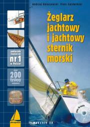 Żeglarz jachtowy i jachtowy sternik morski + |CD. Autor: Kolaszewski Andrzej, Świdwiński Piotr. Dadada.pl Okładka książki Żeglarz jachtowy i jachtowy sternik morski + |CD