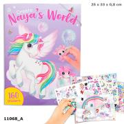 Opakowanie ZESTAW NA NAKLEJKAMI JEDNOROŻEC YLVI 11068A