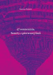 Okładka książki 47 sonneniziów Sonety z pierwszej linii