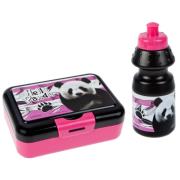 Bidon 350ml + pudełko śniadaniowe Panda. Wydawca: Starpak. Dadada.pl Opakowanie Bidon 350ml + pudełko śniadaniowe Panda