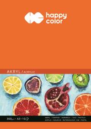 Blok Happy Color do akrylu ART A3 10 arkuszy 360g. Wydawca: HAPPY COLOR. Dadada.pl Opakowanie Blok Happy Color do akrylu ART A3 10 arkuszy 360g