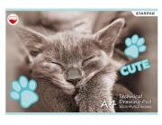 Opakowanie Blok techniczny biały Kotki  A4/10k Starpak