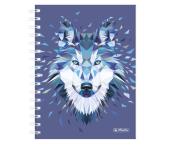 Opakowanie Brulion na spirali A5/100K kratka Wild Wolf (2szt)