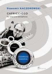 Capriccioso na saksofon sopranowy. Autor: Sławomir Kaczorowski. Dadada.pl Okładka książki Capriccioso na saksofon sopranowy