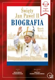CD MP3 Święty Jan Paweł II. Biografia. Autor: Balon  Marek. Dadada.pl Okładka książki CD MP3 Święty Jan Paweł II. Biografia