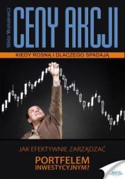 Ceny akcji. Autor: Wiktor Moskalewicz. Dadada.pl Okładka książki Ceny akcji
