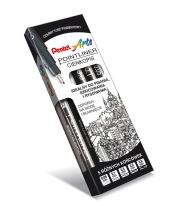 Opakowanie Cienkopis Pointliner 5 szt PENTEL