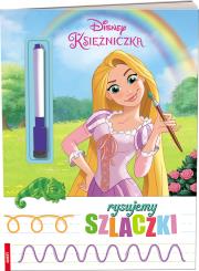 Okładka książki Disney Księżniczka Rysujemy szlaczki