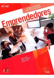 Emprendedores 1 Curso de Espanol para profesionales. Autor: Alonso Geni, González Marta, Ortiz Susana. Dadada.pl Okładka książki Emprendedores 1 Curso de Espanol para profesionales