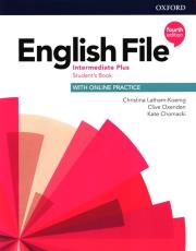 English File 4E Intermediate Plus SB + online. Autor: Latham-Koenig Christina, Oxenden Clive, Chomacki Kate. Dadada.pl Okładka książki English File 4E Intermediate Plus SB + online
