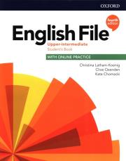 English File 4E Upper-Interm SB + online practice. Autor: Latham-Koenig Christina, Oxenden Clive, Chomacki Kate. Dadada.pl Okładka książki English File 4E Upper-Interm SB + online practice