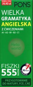 Fiszki 555 Wielka gramatyk angielska z ćw. A1/C1. Autor: Opracowanie zbiorowe. Dadada.pl Okładka książki Fiszki 555 Wielka gramatyk angielska z ćw. A1/C1