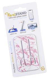 Opakowanie FlexiStand podstawka pod telefon - Pink Marble
