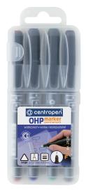 Opakowanie Foliopis Centropen ohp permanent 2636 f 4 kolory