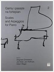 Gamy i pasaże na fortepian 2 PWM. Autor: Drzewiecki Zbigniew. Dadada.pl Okładka książki Gamy i pasaże na fortepian 2 PWM