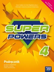 Okładka książki J. Angielski SP 4 Super Powers. Podr. NE w.2020