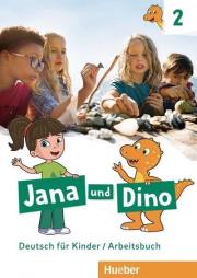 Jana und Dino 2 AB HUEBER. Autor: Manuela Georgiakaki, Michael Priesteroth. Dadada.pl Okładka książki Jana und Dino 2 AB HUEBER