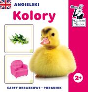 Kapitan Nauka Angielski Kolory (karty obrazkowe + poradnik). Autor: Natalia Minge, Krzysztof Minge. Dadada.pl Okładka książki Kapitan Nauka Angielski Kolory (karty obrazkowe + poradnik)