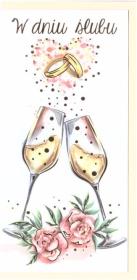 Opakowanie Karnet B6 Ślub - Kieliszki DL