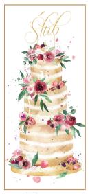 Opakowanie Karnet B6 Ślub - Tort DL