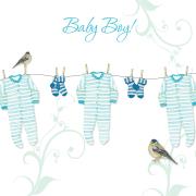 Opakowanie Karnet Swarovski kwadrat EE02 Narodziny śpioszki