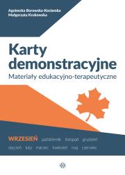 Karty demonstracyjne Wrzesień. Autor: Agnieszka Borowska-Kociemba, Małgorzata Krukowska. Dadada.pl Okładka książki Karty demonstracyjne Wrzesień