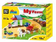 Opakowanie Klocki Blocki 33 el. MUBI MyFarm Toys 4 All MU2004