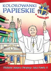 Kolorowanki papieskie. Ulubione miejsca świętego Jana Pawła II. Autor: Korpyś Ireneusz, Wiśnicka Anna. Dadada.pl Okładka książki Kolorowanki papieskie. Ulubione miejsca świętego Jana Pawła II
