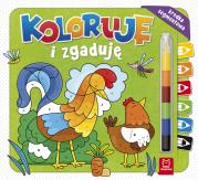 Okładka książki Koloruję i zgaduję Kredka segmentowa