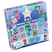 Opakowanie Lumo Stars 3w1: Memorize, Lotto, Domino