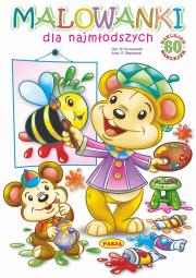 Malowanki dla najmłodszych. Autor: Kruszewski Włodzimierz, Ernest Błędowski. Dadada.pl Okładka książki Malowanki dla najmłodszych
