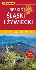 Okładka książki Mapa turystyczna - Beskid Śląski i Żywiecki w.2020