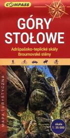 Mapa turystyczna - Góry Stołowe 1:35 000. Autor:   Praca zbiorowa. Dadada.pl Okładka książki Mapa turystyczna - Góry Stołowe 1:35 000