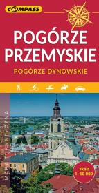 Mapa turystyczna - Pogórze Przemyskie/Dynowskie. Autor:   Praca zbiorowa. Dadada.pl Okładka książki Mapa turystyczna - Pogórze Przemyskie/Dynowskie