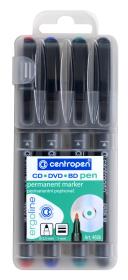 Opakowanie Marker Centropen cd/dvd/bd - pen 4606 mix 4 kolory 1mm