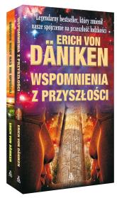 Pakiet Wspomnienia z przyszłości / Bogowie nigdy nas nie opuścili. Autor: Erich von Daniken. Dadada.pl Okładka książki Pakiet Wspomnienia z przyszłości / Bogowie nigdy nas nie opuścili