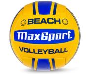Opakowanie Piłka siatkowa/plażowa Max Sport żółto-niebieska