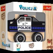 Opakowanie Policja zabawka drewniana Trefl 60999