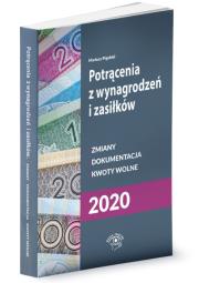 Okładka książki Potrącenia z wynagrodzeń i zasiłków 2020