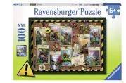 Puzzle 100 Kolekcja dinozaurów. Wydawca: Ravensburger. Dadada.pl Opakowanie Puzzle 100 Kolekcja dinozaurów