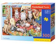 Puzzle 300 Kocia rodzina. Wydawca: CASTOR. Dadada.pl Opakowanie Puzzle 300 Kocia rodzina