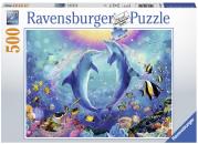 Opakowanie Puzzle 500 Tańczące delfiny