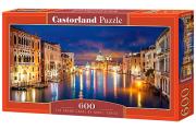 Puzzle 600 Panoramiczne:The Grand Canal by Night, Venice. Wydawca: Castorland. Dadada.pl Opakowanie Puzzle 600 Panoramiczne:The Grand Canal by Night, Venice