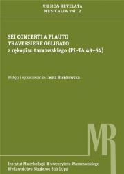 Okładka książki Sei concerti a flauto traversiere obligato...