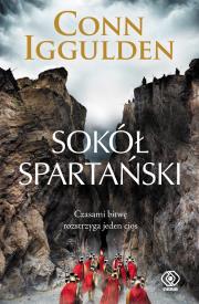 Sokół spartański. Autor: Iggulden Conn. Dadada.pl Okładka książki Sokół spartański